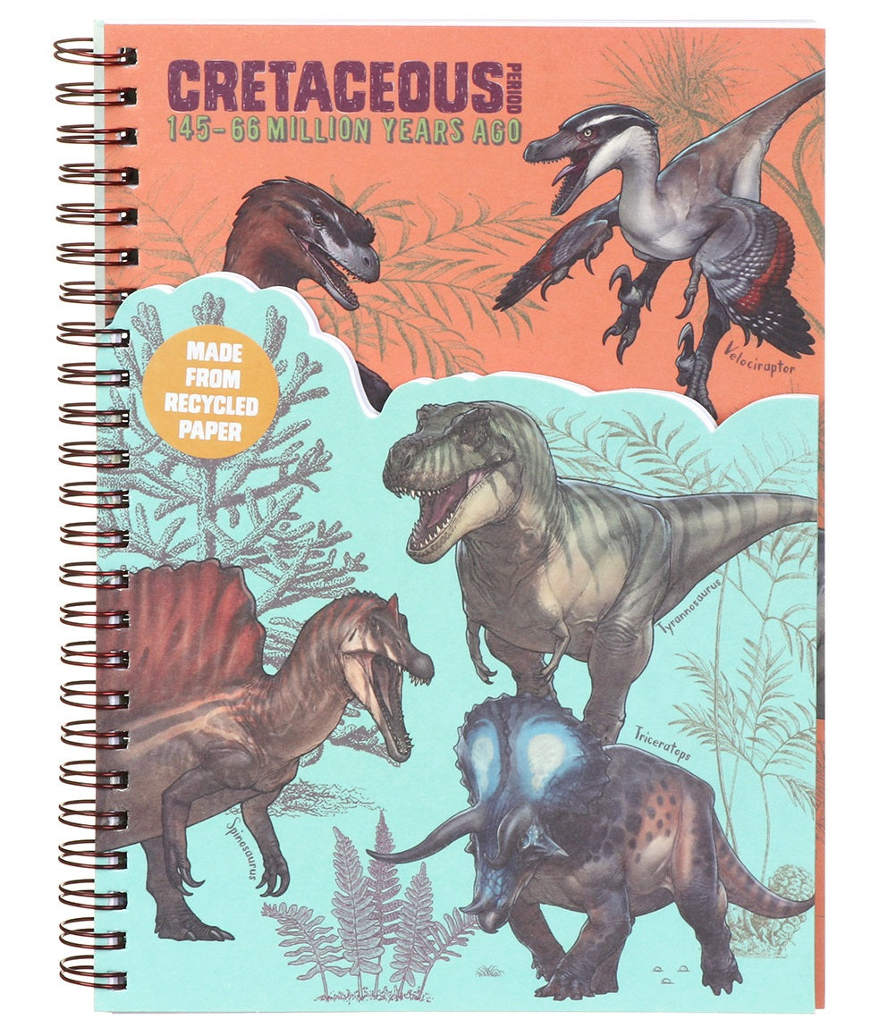 Blueprint Collections Dinosaur A5 Notebook – 21x15cm – Fun Dinosaur Gifts & Writing Pad for Kids & A