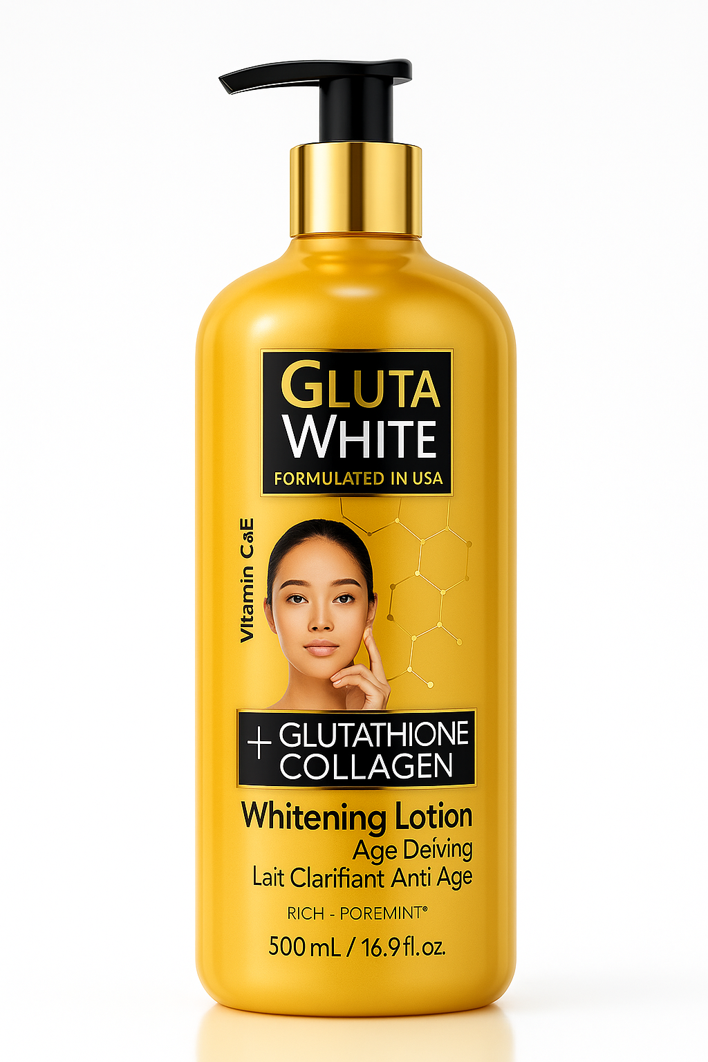 Gluta White(Whitening Lotion 500 ml + Soap + Whitening Cream 275ml  + Anti-Acne & Anti-Melasma Cream