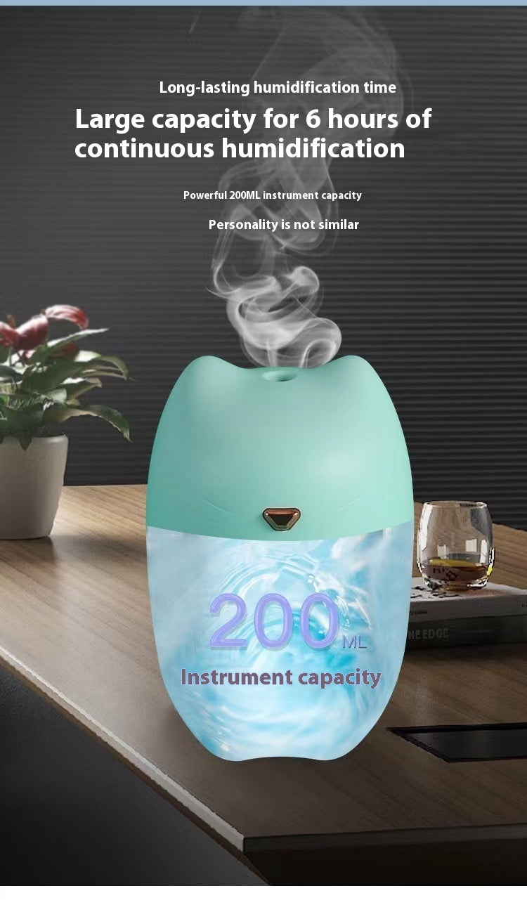 Cute Pet Cat Humidifier Household Car Desktop Air Atomization Mini Spray Aromatherapy Mute Hydrating