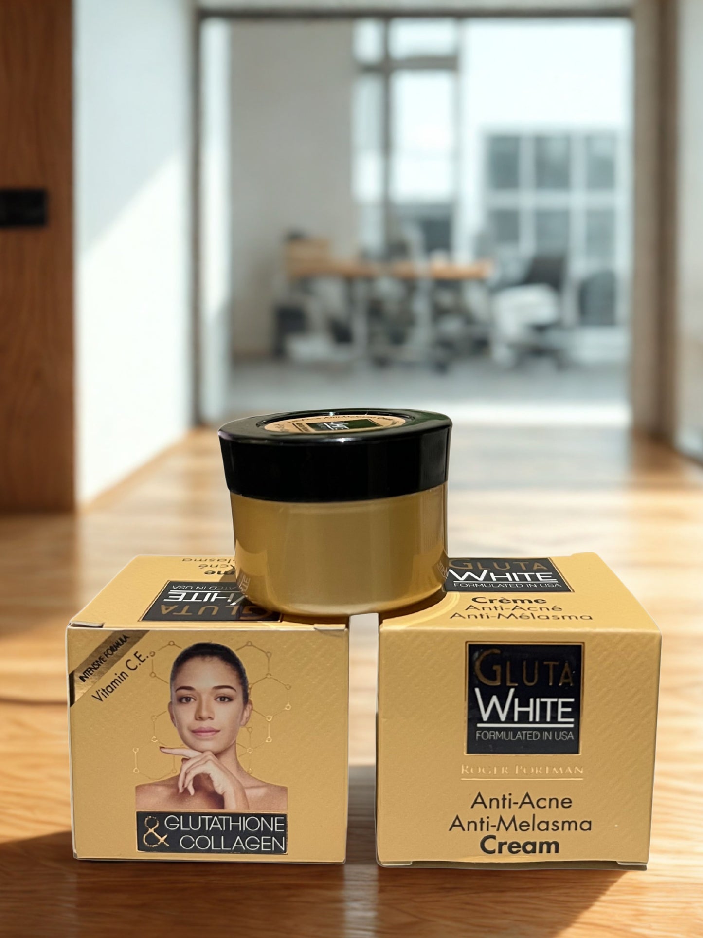 Gluta White Anti-Acne & Anti-Melasma Cream 15gm – Glutathione & Collagen Whitening Formula