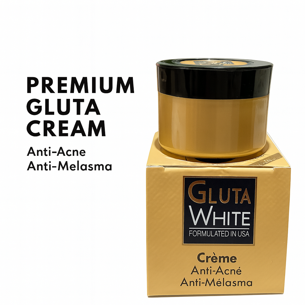Gluta White Anti-Acne & Anti-Melasma Cream 15gm – Glutathione & Collagen Whitening Formula