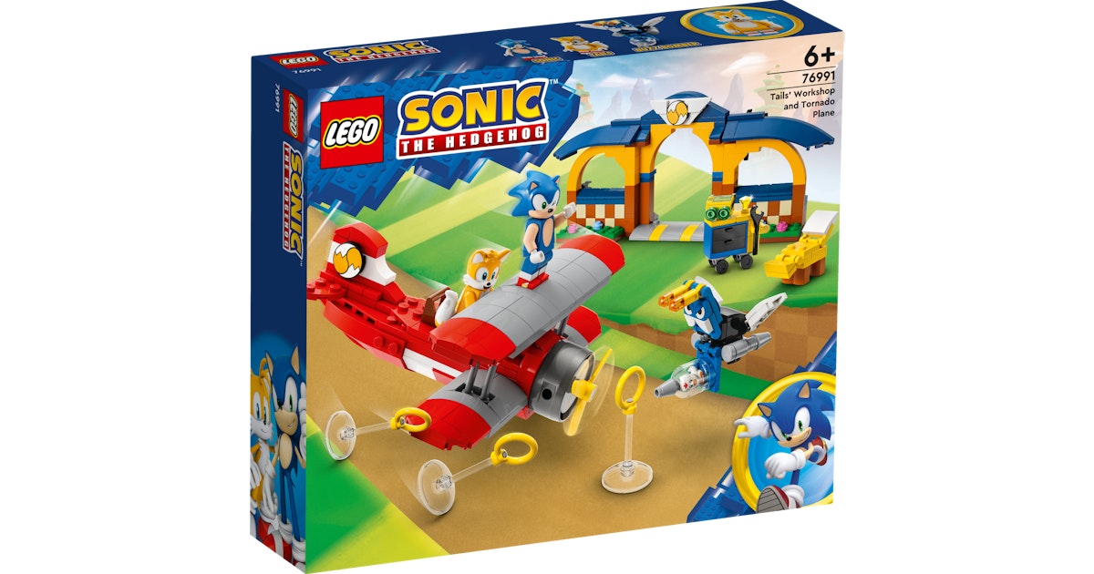 LEGO Sonic - Tails' workshop and Tornado plane